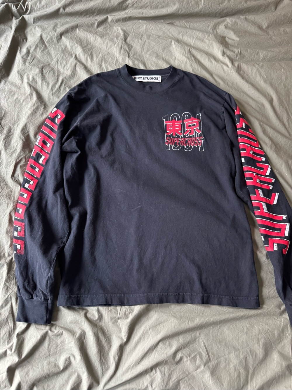 Black Tokyo Supercross ‘94 Graphic Long-Sleeve Tee